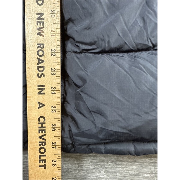 American Eagle Outfitters Puffer Vest Men's Large Black Down Filled Full Zip - Picture 5 of 6